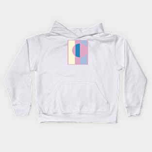 Pink circles Kids Hoodie